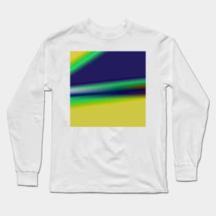 yellow blue green texture Long Sleeve T-Shirt